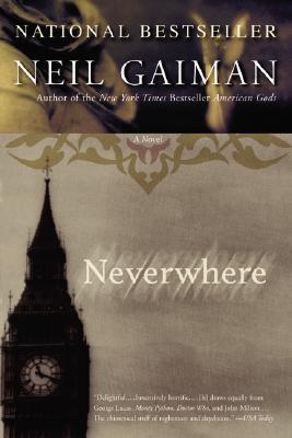 Neverhwere by Neil Gaiman book cover